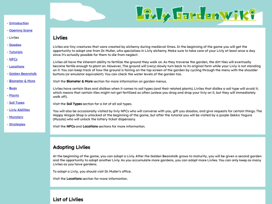livlygardenwiki/livlies screenshot
