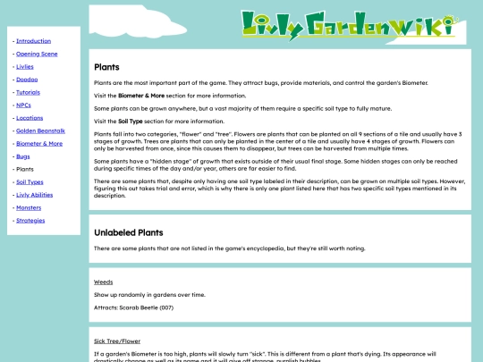 livlygardenwiki/plants screenshot