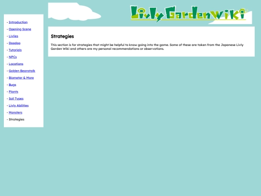 livlygardenwiki/strategies screenshot