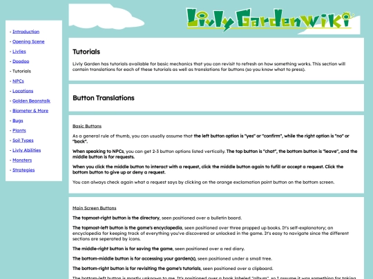 livlygardenwiki/tutorials screenshot
