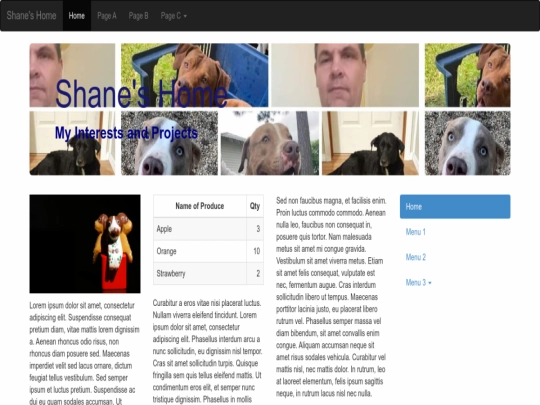 index screenshot