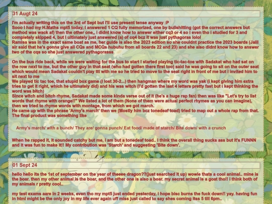 yorusaki/diary screenshot