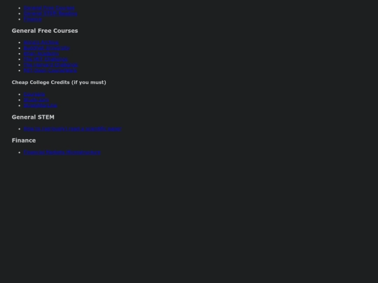links screenshot