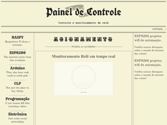 painel screenshot