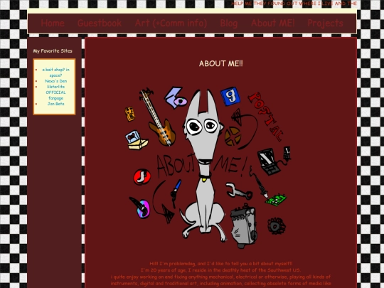 aboutme screenshot