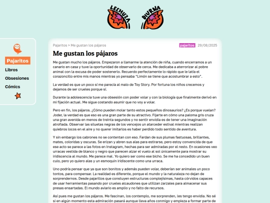 me_gustan_los_pajaros screenshot