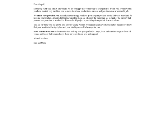 abigail/parentletter screenshot