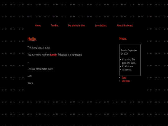 index screenshot