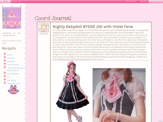 Lolitajournal screenshot