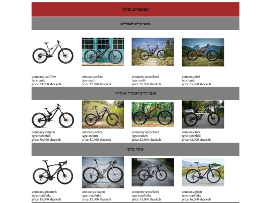 bikes screenshot