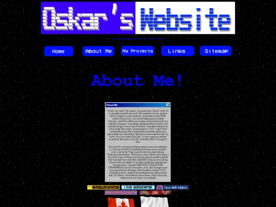 archives/about-me screenshot