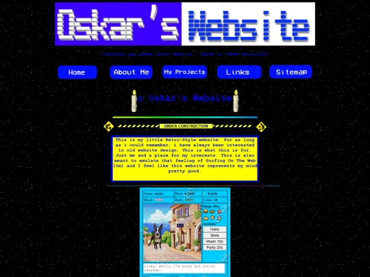 archives/home screenshot