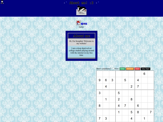 aboutme screenshot