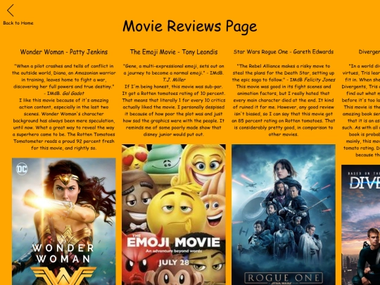MovieReviews screenshot