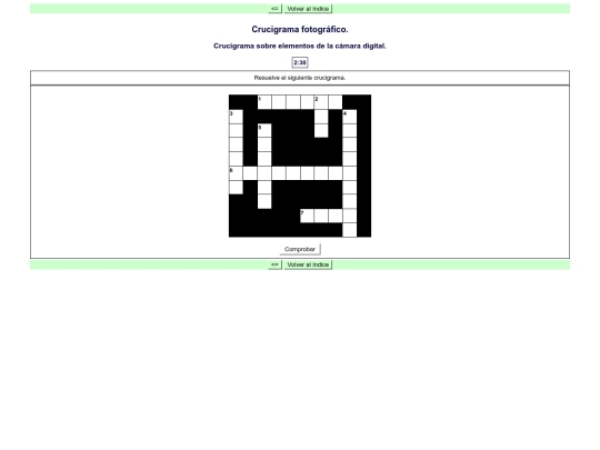 crucigrama screenshot