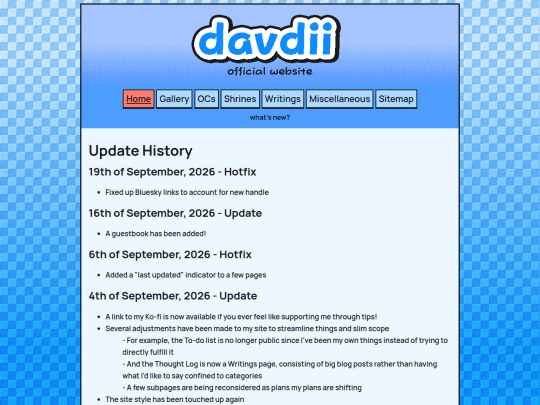home/updates screenshot