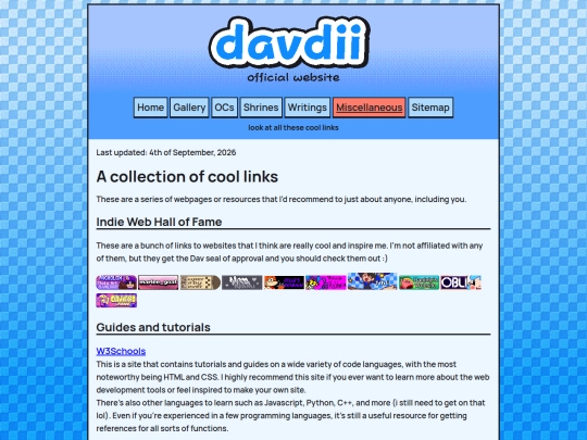 misc/links screenshot