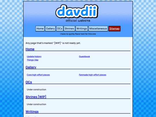 sitemap screenshot