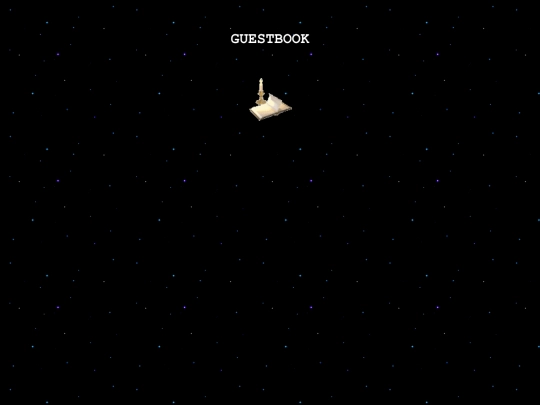 guestbook screenshot
