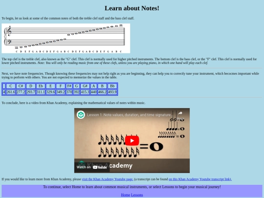 music/notes screenshot