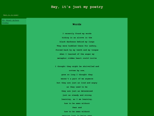 poetry screenshot