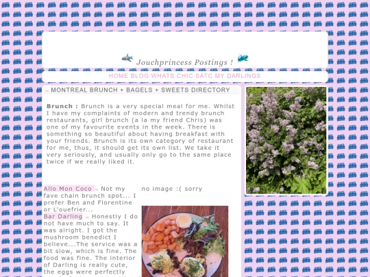 blog posts/brunch screenshot