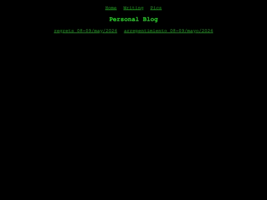 personal-blog screenshot