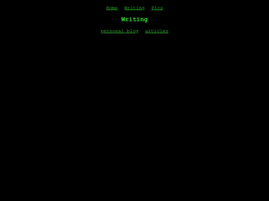 writing screenshot