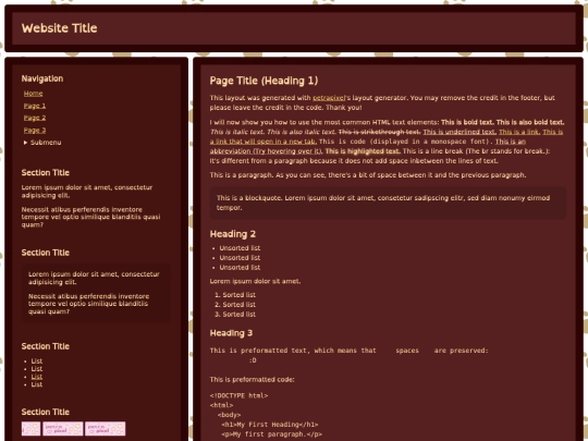 index screenshot