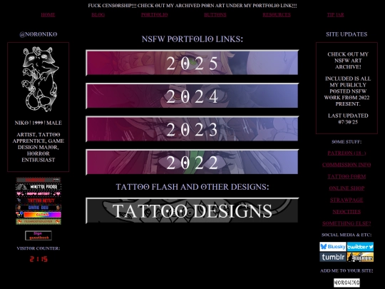 portfolio_links screenshot
