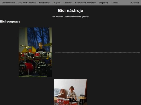 Odkazy/bicinastroje screenshot