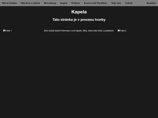 Odkazy/kapela screenshot