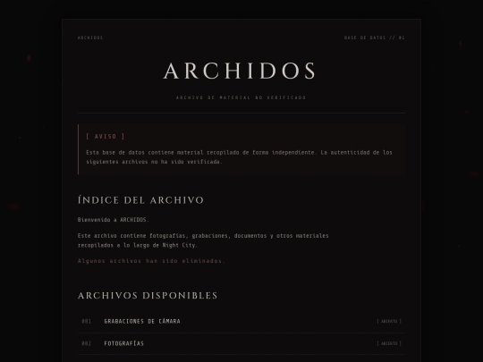 index screenshot