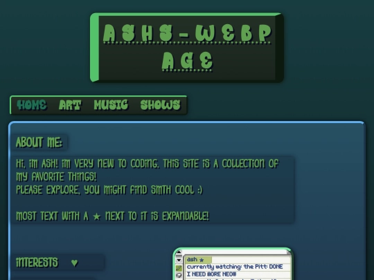 index screenshot