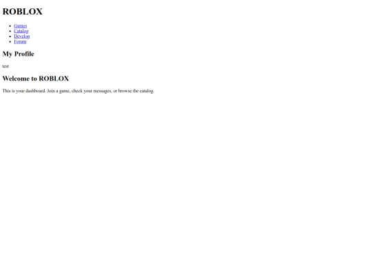 test screenshot
