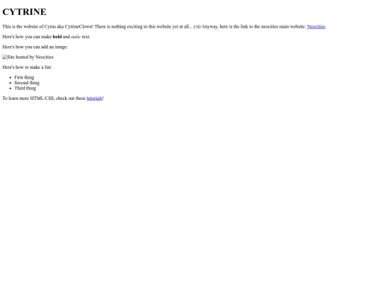 index screenshot