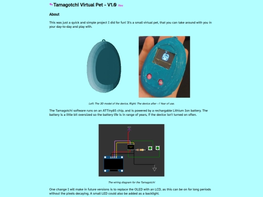 Tamagotchi screenshot