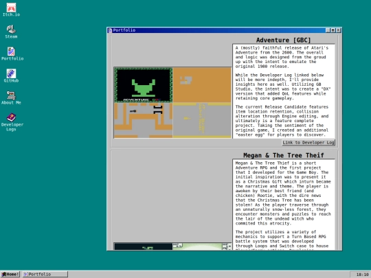html/portfolio screenshot