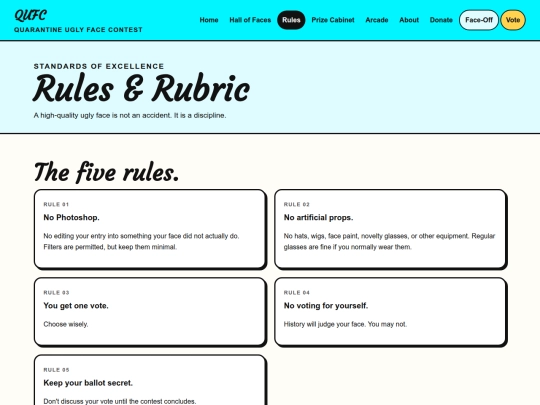 rubric screenshot