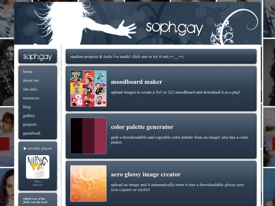 projects screenshot