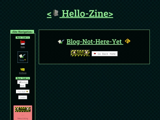 blog screenshot