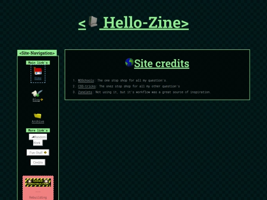 credits screenshot