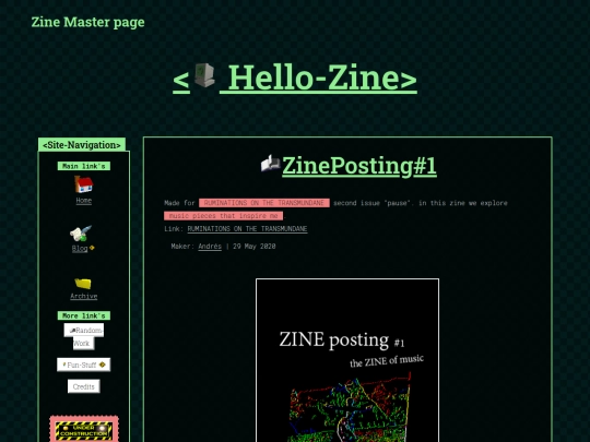 work/ZinePageMaster screenshot