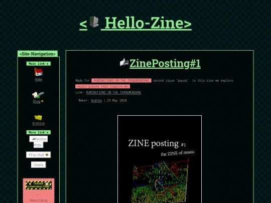 work/ZinePosting1 screenshot