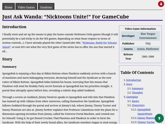 games/licensed/nick/nickunite/unite/gcn screenshot