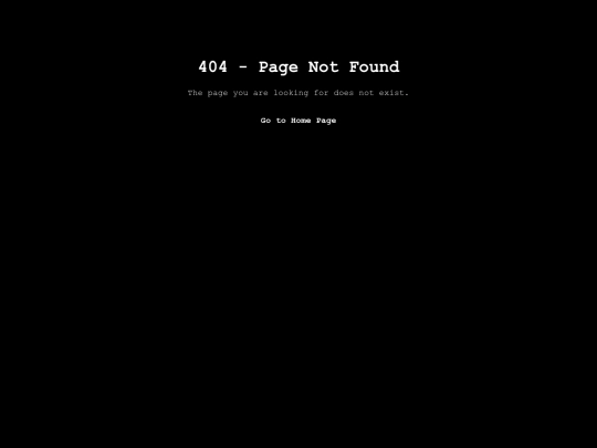 not_found screenshot