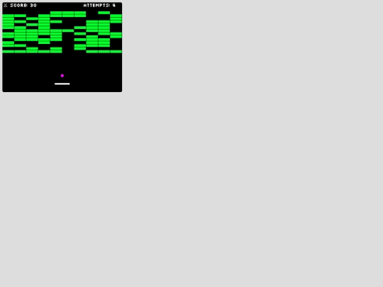 brickbreaker screenshot