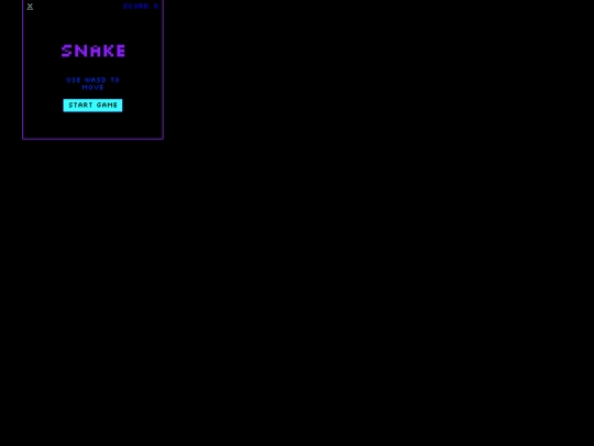snake screenshot