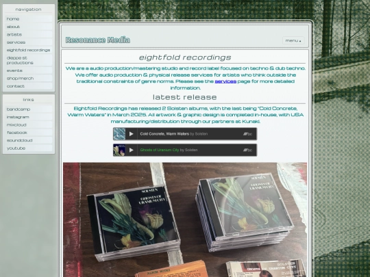 eightfoldrecordings screenshot