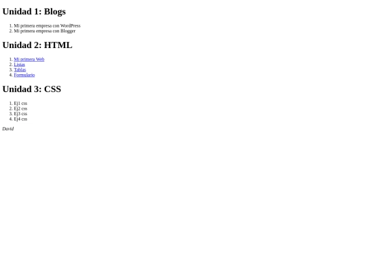 index screenshot
